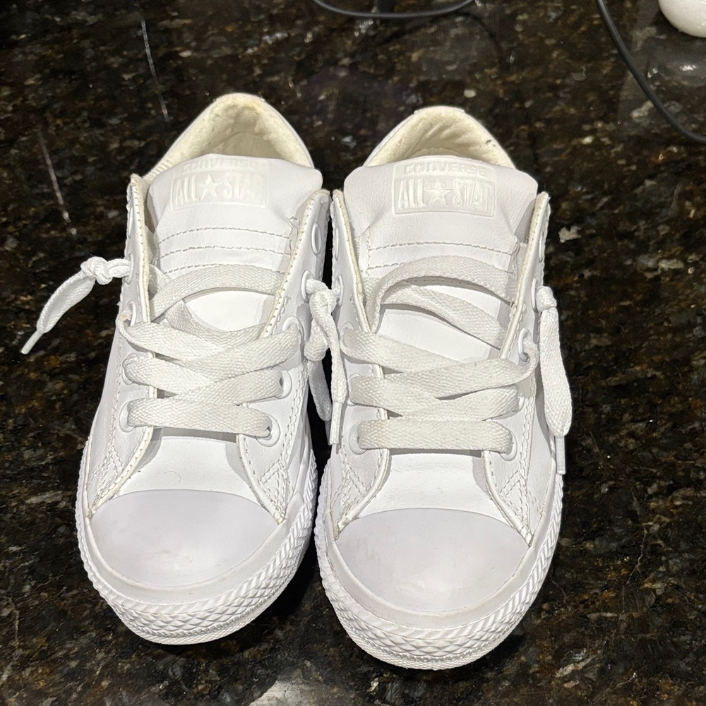 Converse Kids All Star White Sneakers